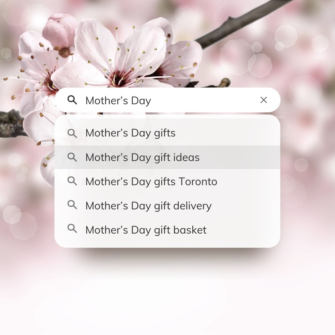 Mother’s Day Delivery Schedule