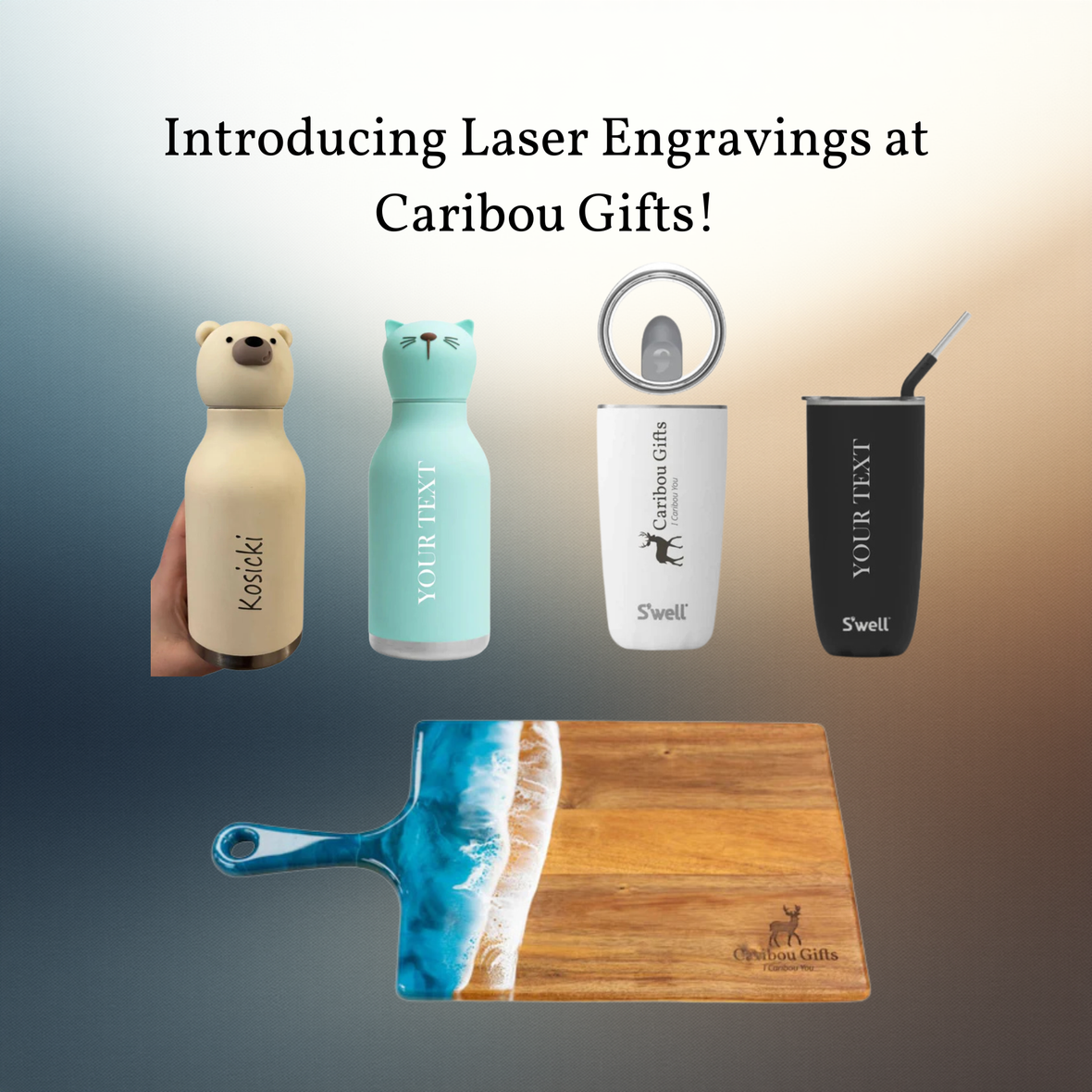 Laser Engravings Now At Caribou!