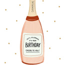 Birthday Champagne Illustrated Card-3