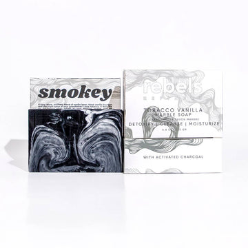 Charcoal Marble Soap - Tobacco Vanilla