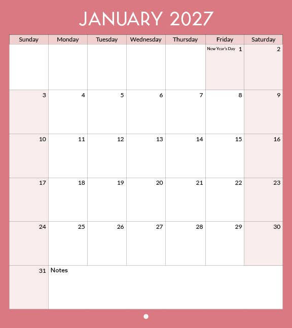 2027 Toronto Streetcar Calendar