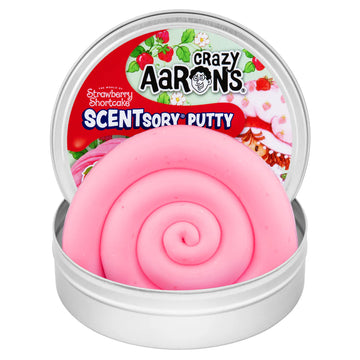Crazy Aarons Scentsory 4" Putty Strawberry Shortcake - 0
