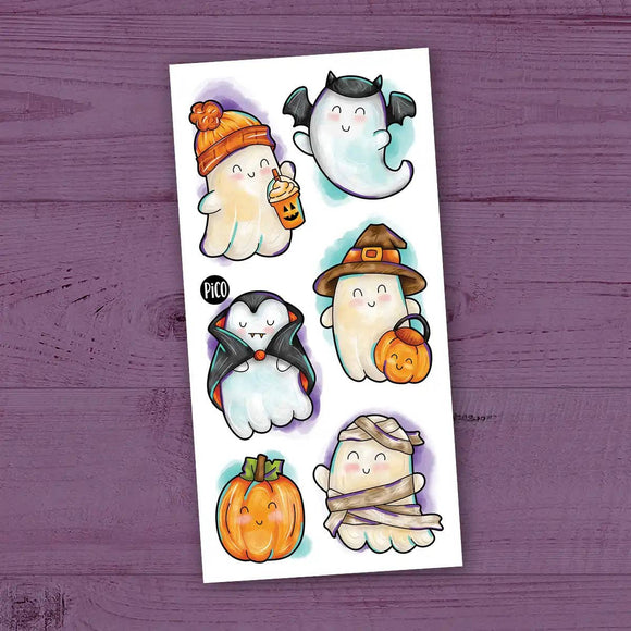 The Ghosts of Halloween - Temporary Tattoos