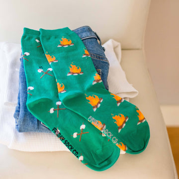 Women’s Campfire & Marshmallow Socks - 0