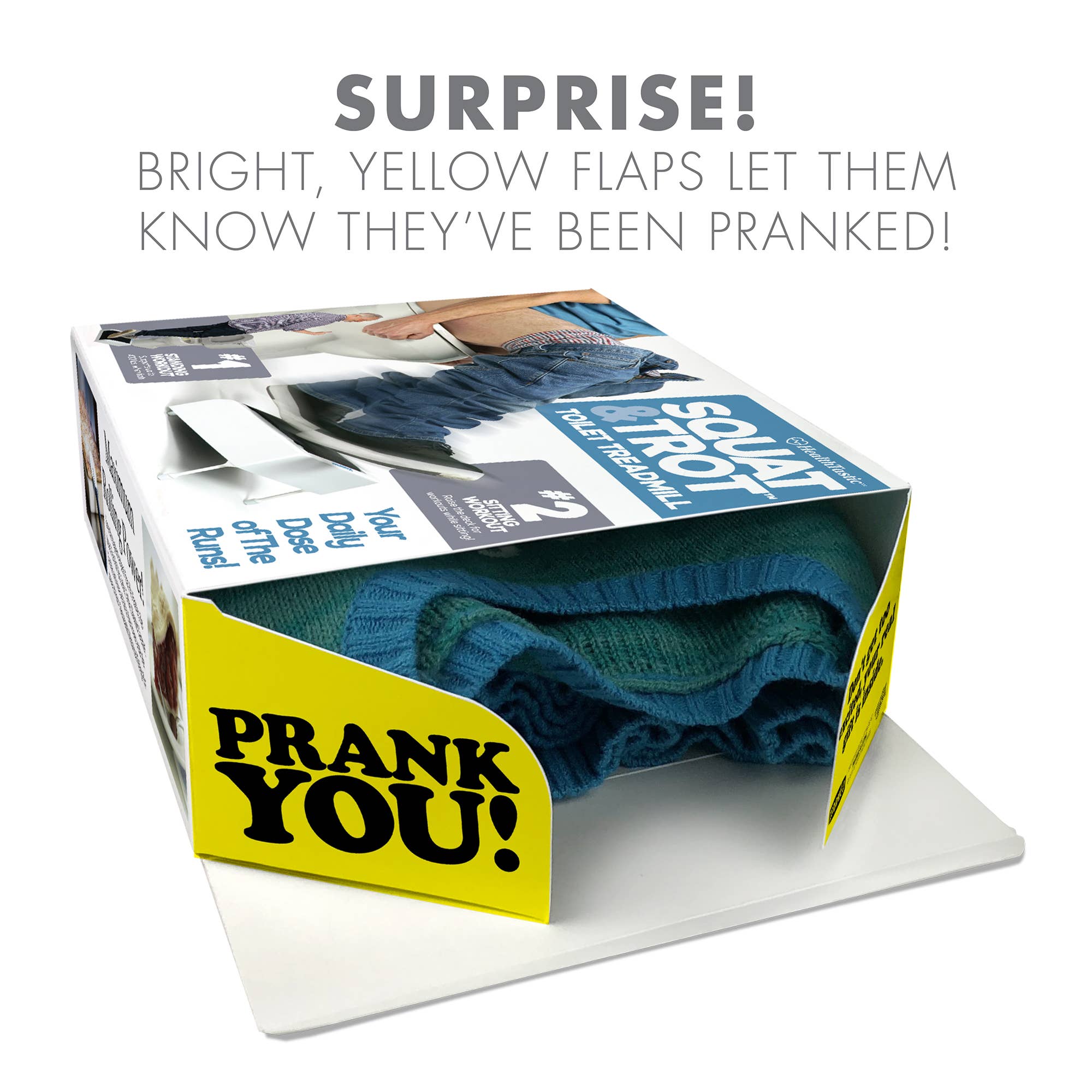 Prank Gift Box Squat & Trot