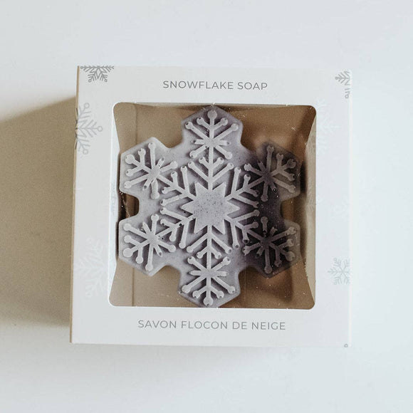 Snowflake Soap Bar: Holiday Collection