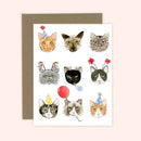 Birthday Cats Greeting Card-1