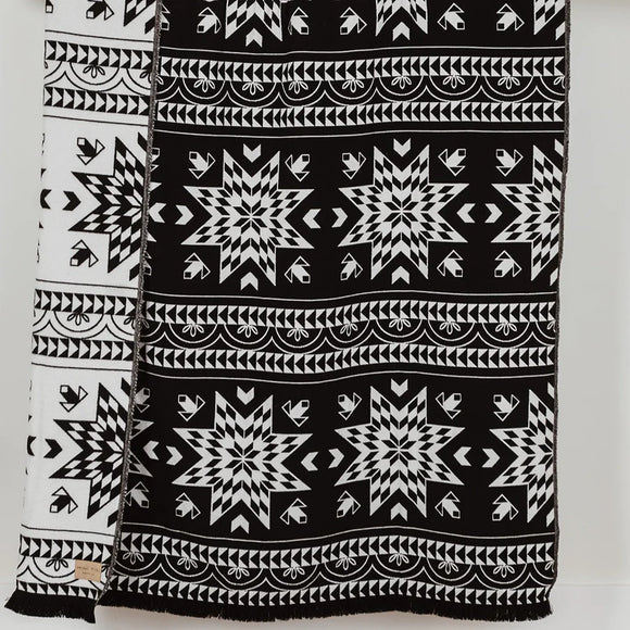 Mini Tipi Reversible Blanket (Indigenous Designed) - various patterns