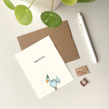 Happy Bird Day Birthday Card - 0