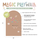 JUMBO Magic Playwall - Arch Magnetic Wall Decal for Kids-8
