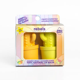 2 Pack Cactus Lip Balm PEGGABLE 100 % Natural