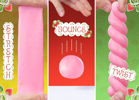 Crazy Aarons Scentsory 4" Putty Strawberry Shortcake