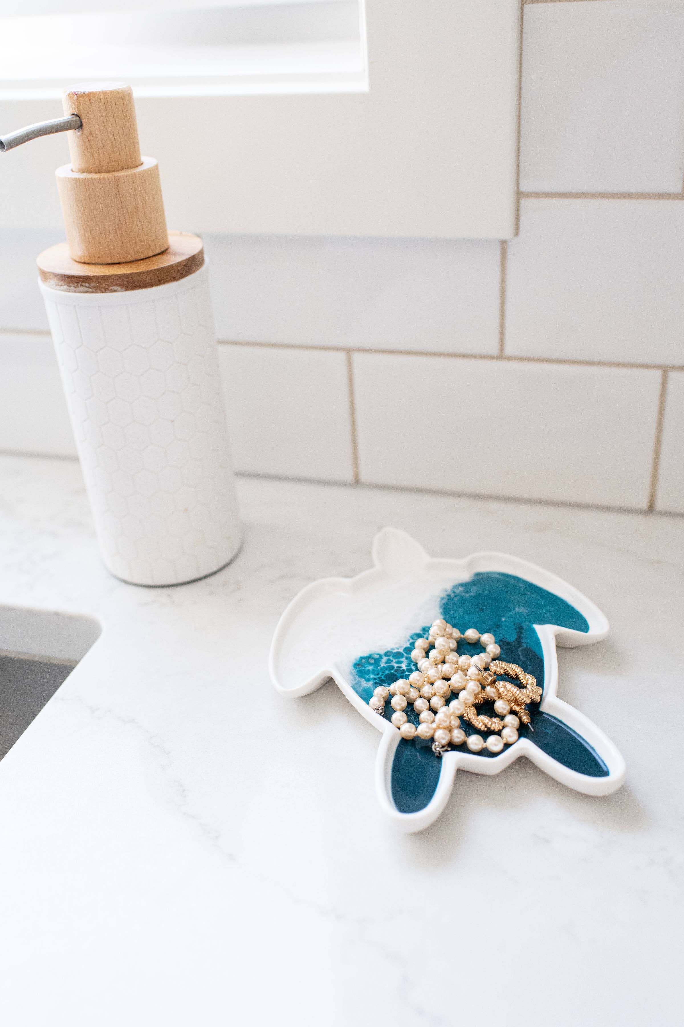 Turtle Shaped Ceramic Tray - 0