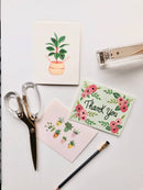 Thank You Floral - Greeting Card-2