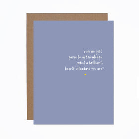Beautiful Badass Card