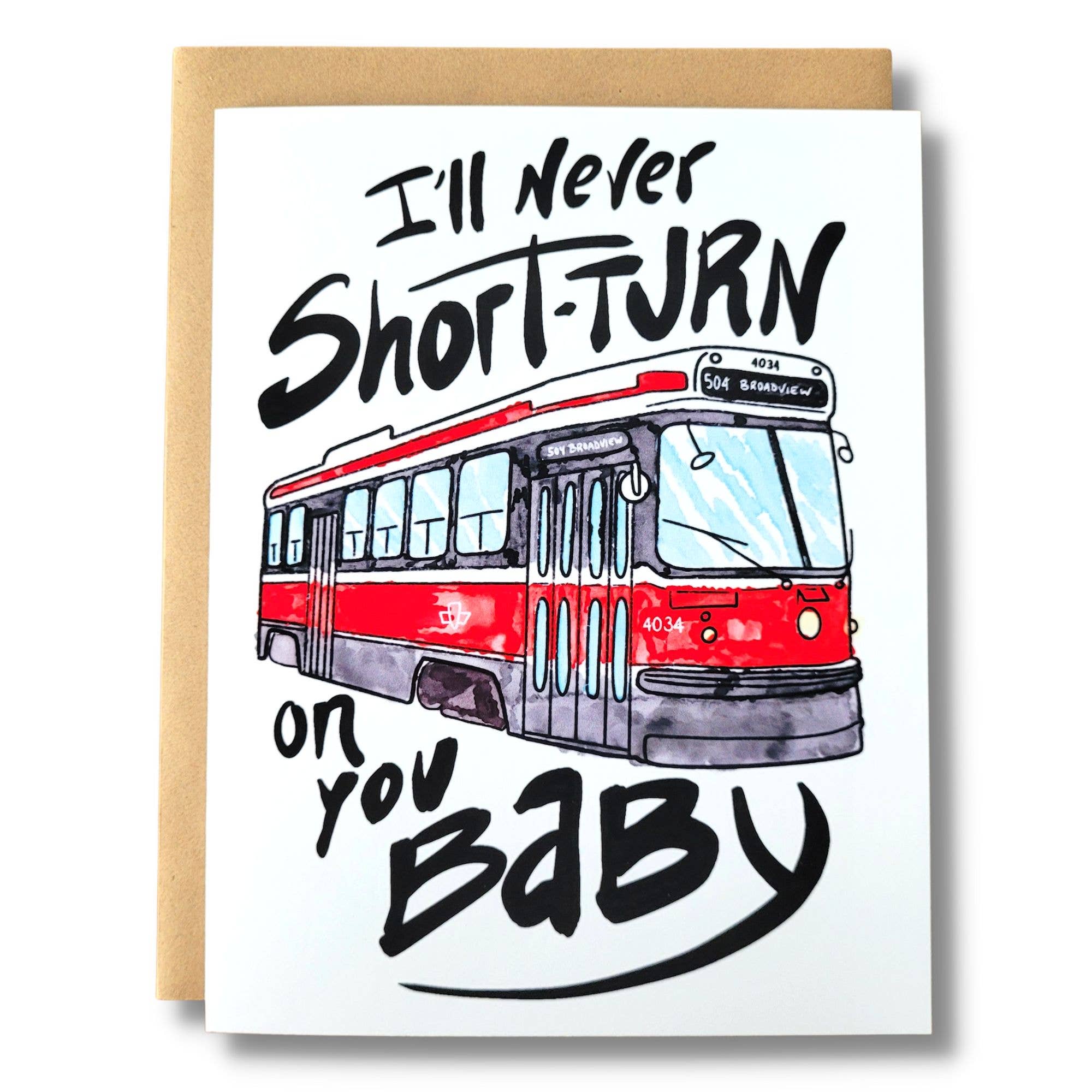 Short-Turn Streetcard Card