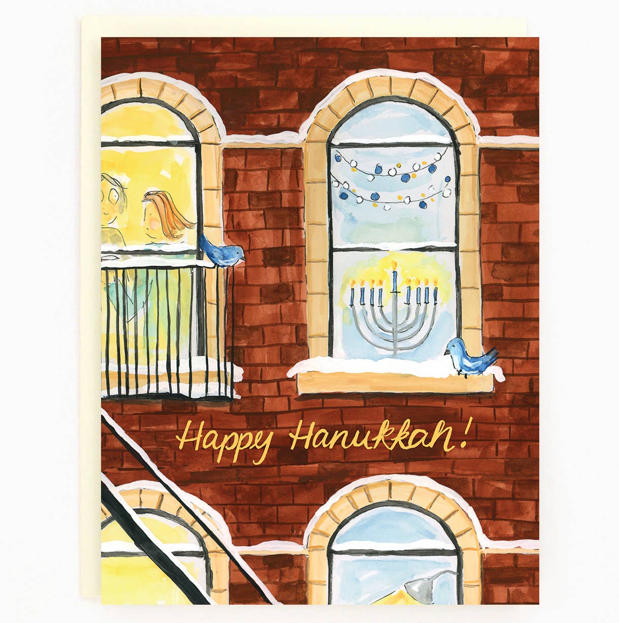 Hanukkah Window Cards - Box of 8 - 0
