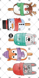 Christmas Popsicles - Temporary Tattoos-3