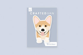 Corgi Vinyl Sticker