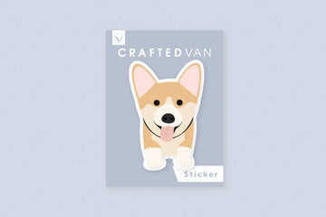 Corgi Vinyl Sticker