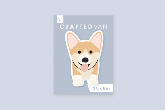 Corgi Vinyl Sticker