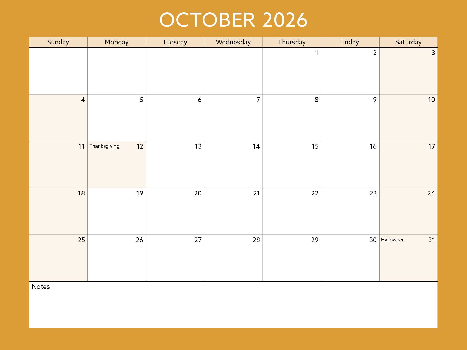 2026 Toronto Neighbourhood Calendar - 12" X 9"