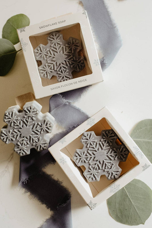 Snowflake Soap Bar: Holiday Collection