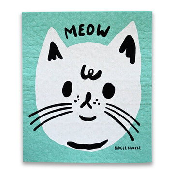 Meow Sponge Cloth / Swedish Dishcloth