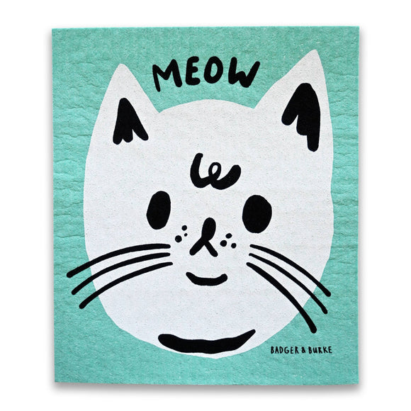 Meow Sponge Cloth / Swedish Dishcloth