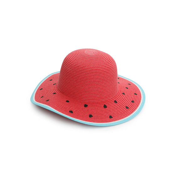 Kids UPF50+ Straw Hat - Watermelon