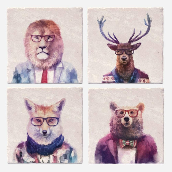 Sophisticated Beasts Coasters