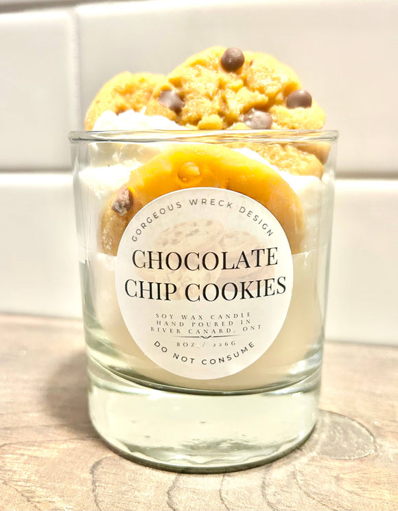 Chocolate Chip Cookie Dessert Candle