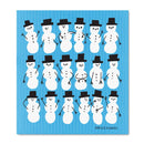 Holiday Snowmen Sponge Cloth / Reusable Paper Towel-1