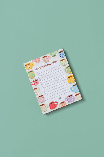 Things To Do After Coffee - Notepad - 0