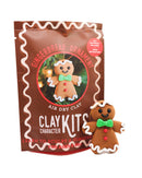 Gingerbread Ornament Air Dry Clay Kit | Christmas DIY Craft-1