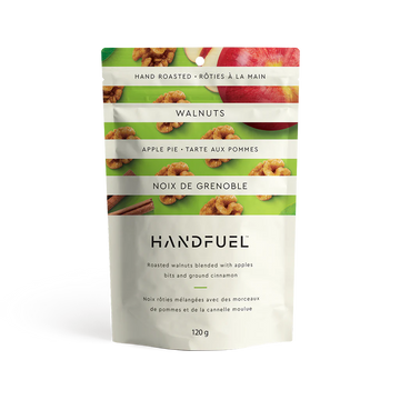 Handfuel Apple Pie Walnuts (120g) - Handfuel Apple Pie Walnuts handmade Canadian gift pack with apples and cinnamon, 120g.