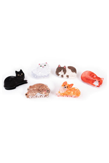 Raining Cats and Dogs Claw Clip