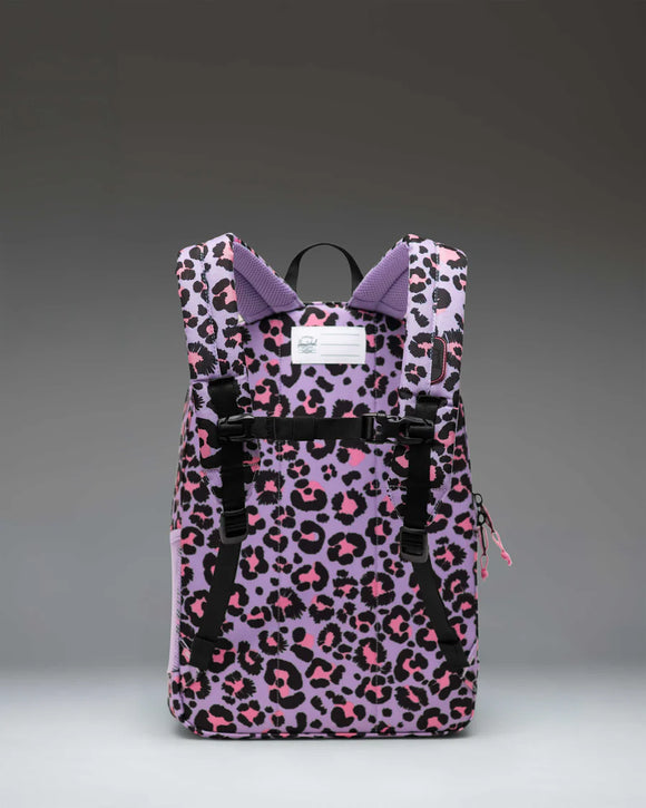 Herschel Heritage Backpack in Scribble Leopard Sachet Pink | Youth - 26L