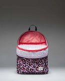 Herschel Heritage Backpack in Scribble Leopard Sachet Pink | Youth - 26L-3