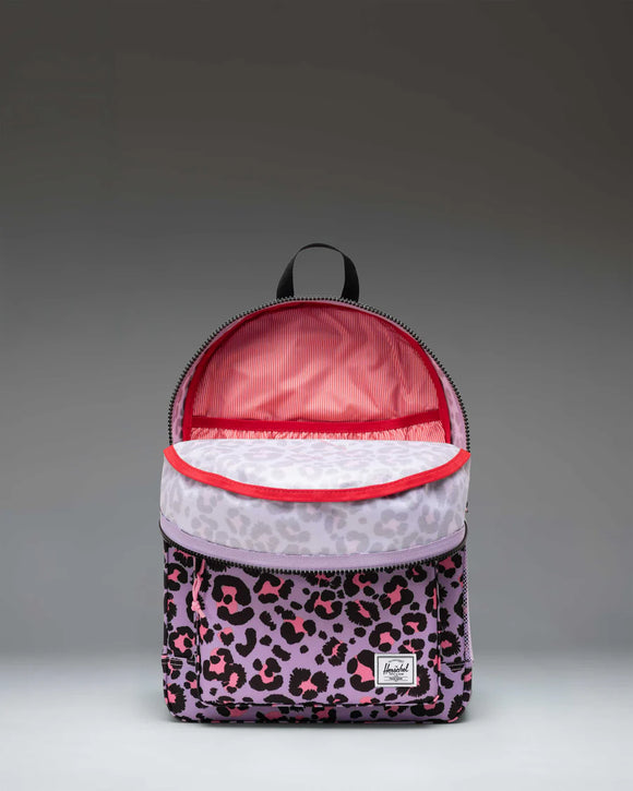 Herschel Heritage Backpack in Scribble Leopard Sachet Pink | Youth - 26L