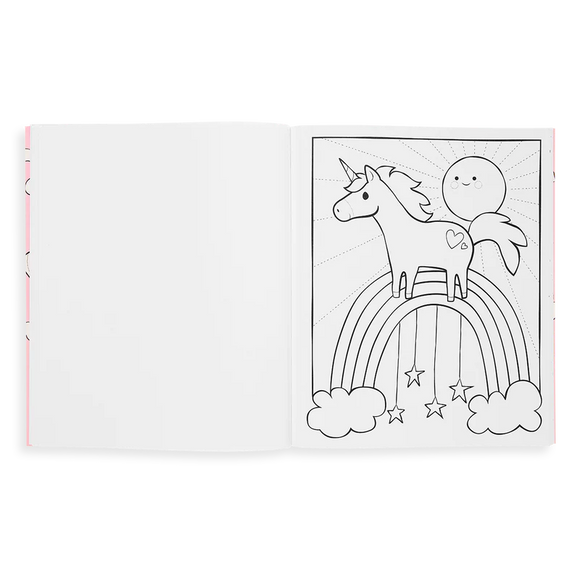 Enchanting Unicorns Colouring Book
