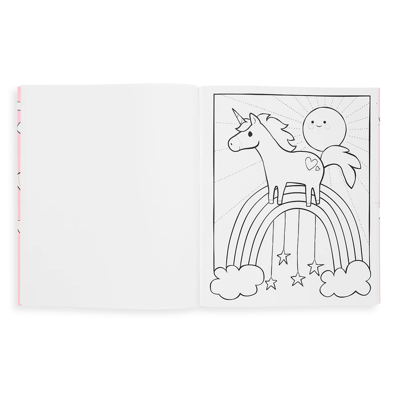 Enchanting Unicorns Colouring Book