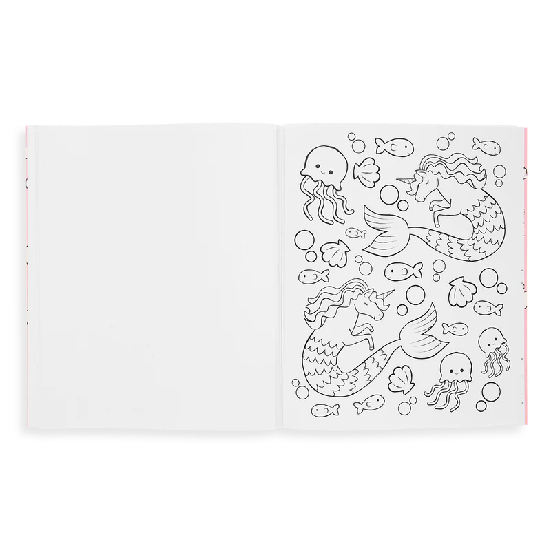 Enchanting Unicorns Colouring Book
