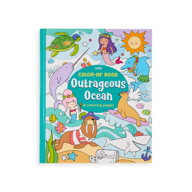 Outrageous Ocean Colouring Book