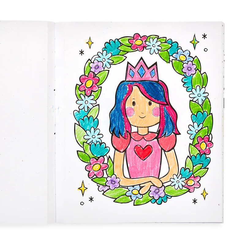 Princesses & Fairies Colouring Book - 0