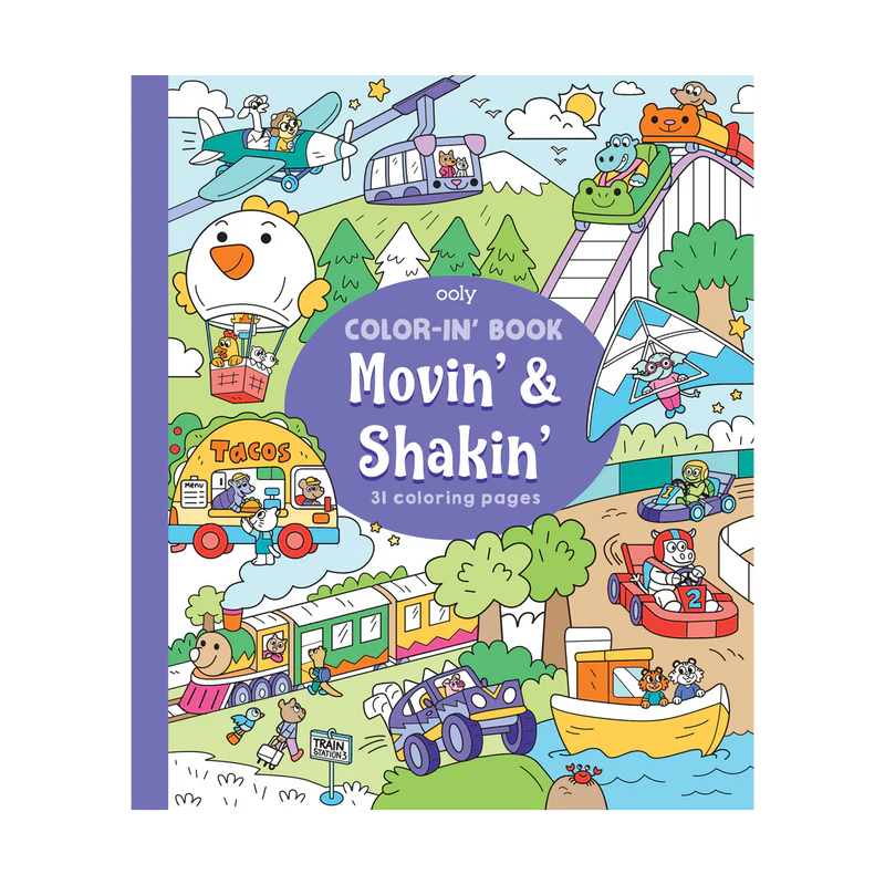 Movin' & Shakin' Colouring Book