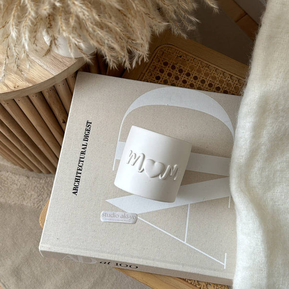 MOM Vanilla + Black Raspberry Soy Candle