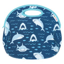 Large, Machine Washable Lunch Bag for Kids - Sharks-1