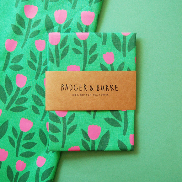 Tulip Tea Towel