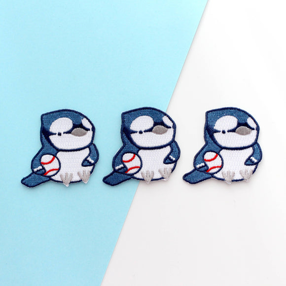 Blue Jay Baseball Embroidered Patch